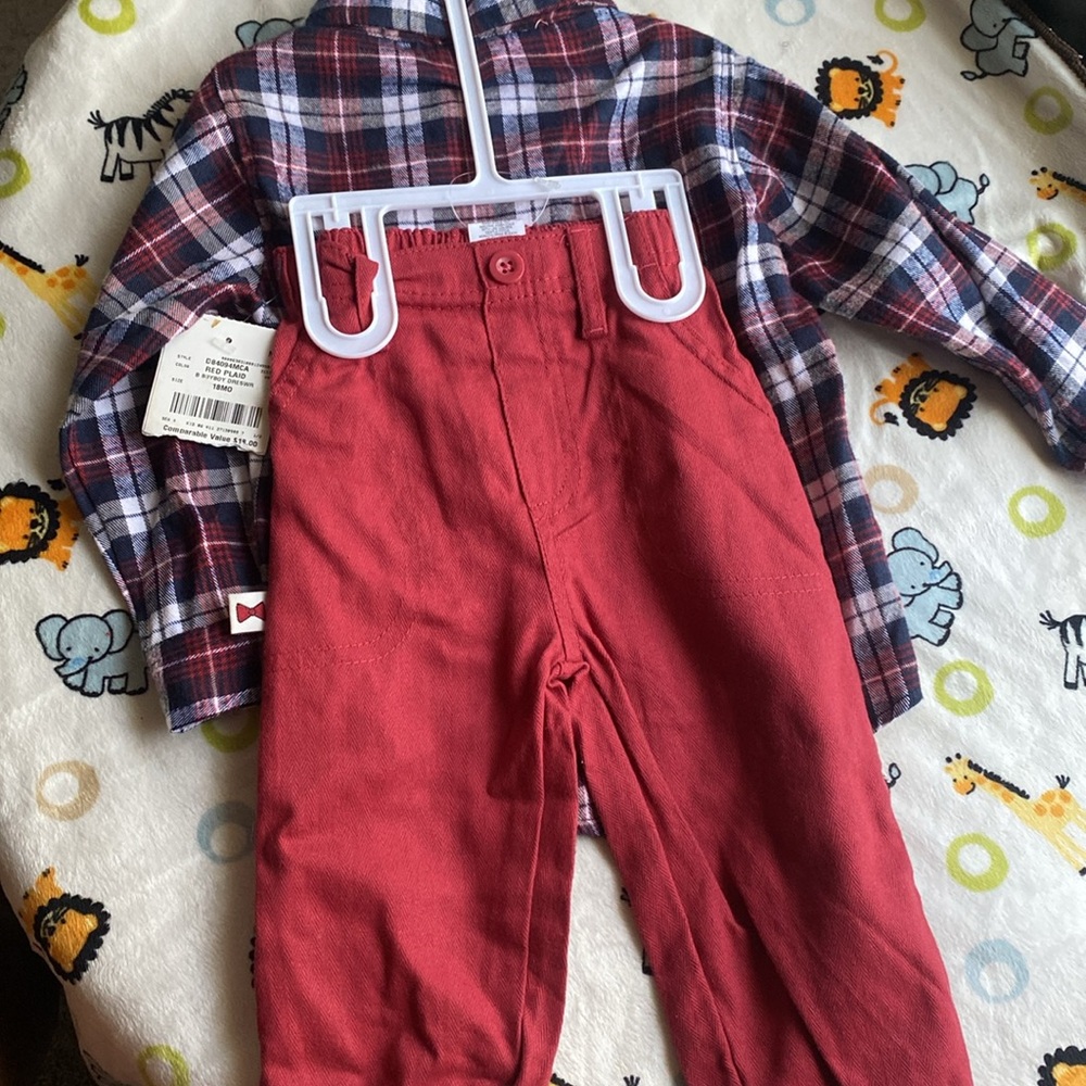 Boy Flannel Set - Picture 3 of 3